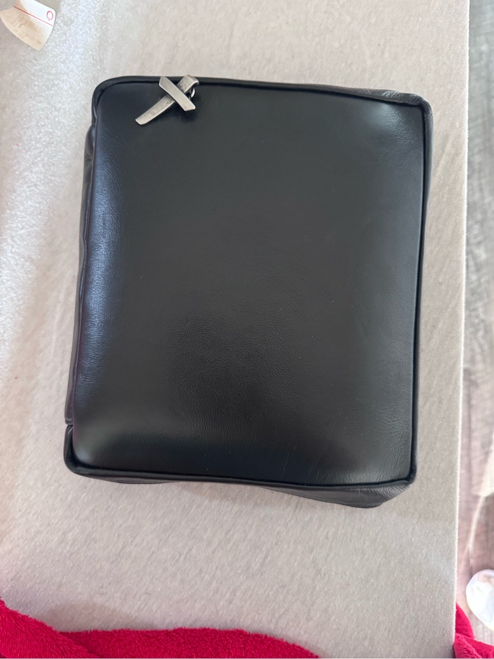 Black Leather Bible Case.